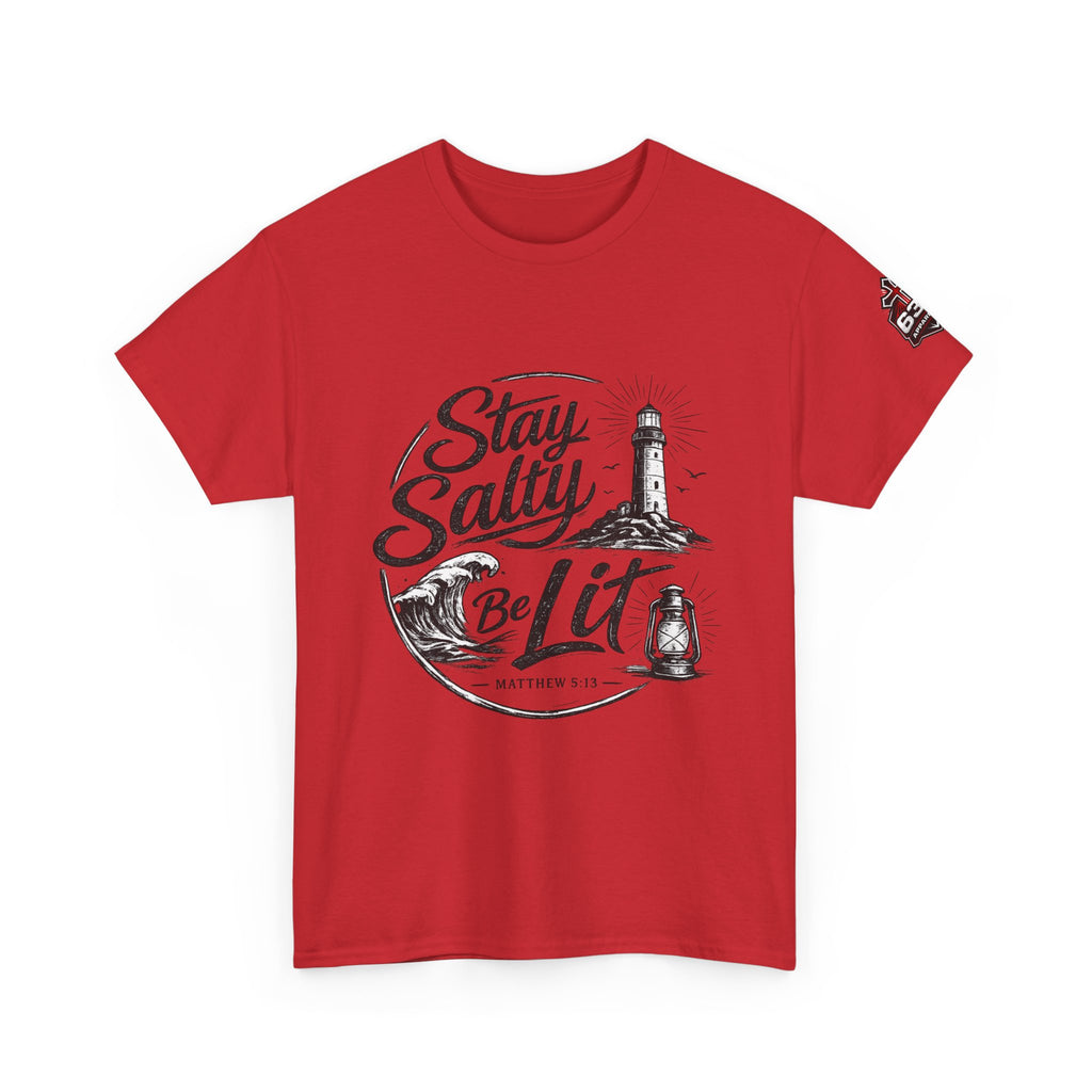 Stay Salty Be Lit Matthew 5:13-16 Christian T-Shirt