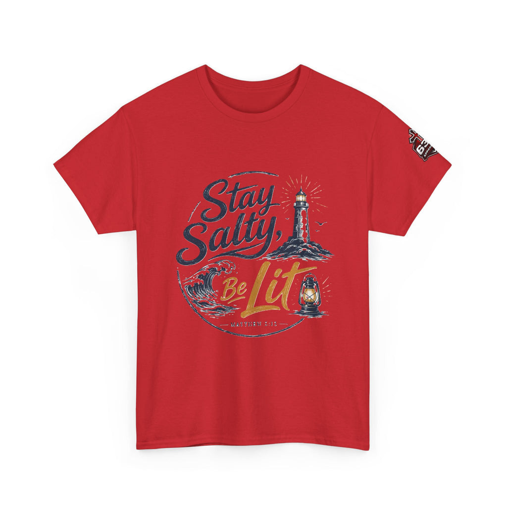 Stay Salty Be Lit Matthew 5:13-16 Christian T-Shirt
