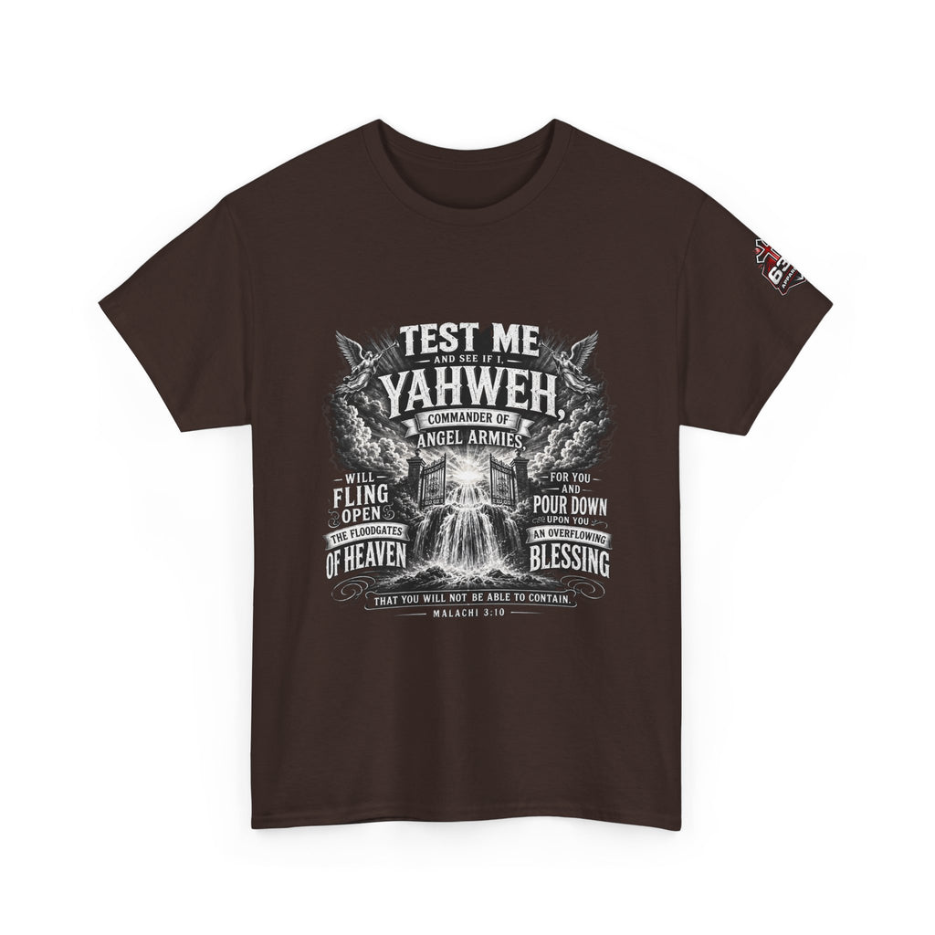 Malachi 3:10 'Open the Floodgates of Heaven' T-Shirt
