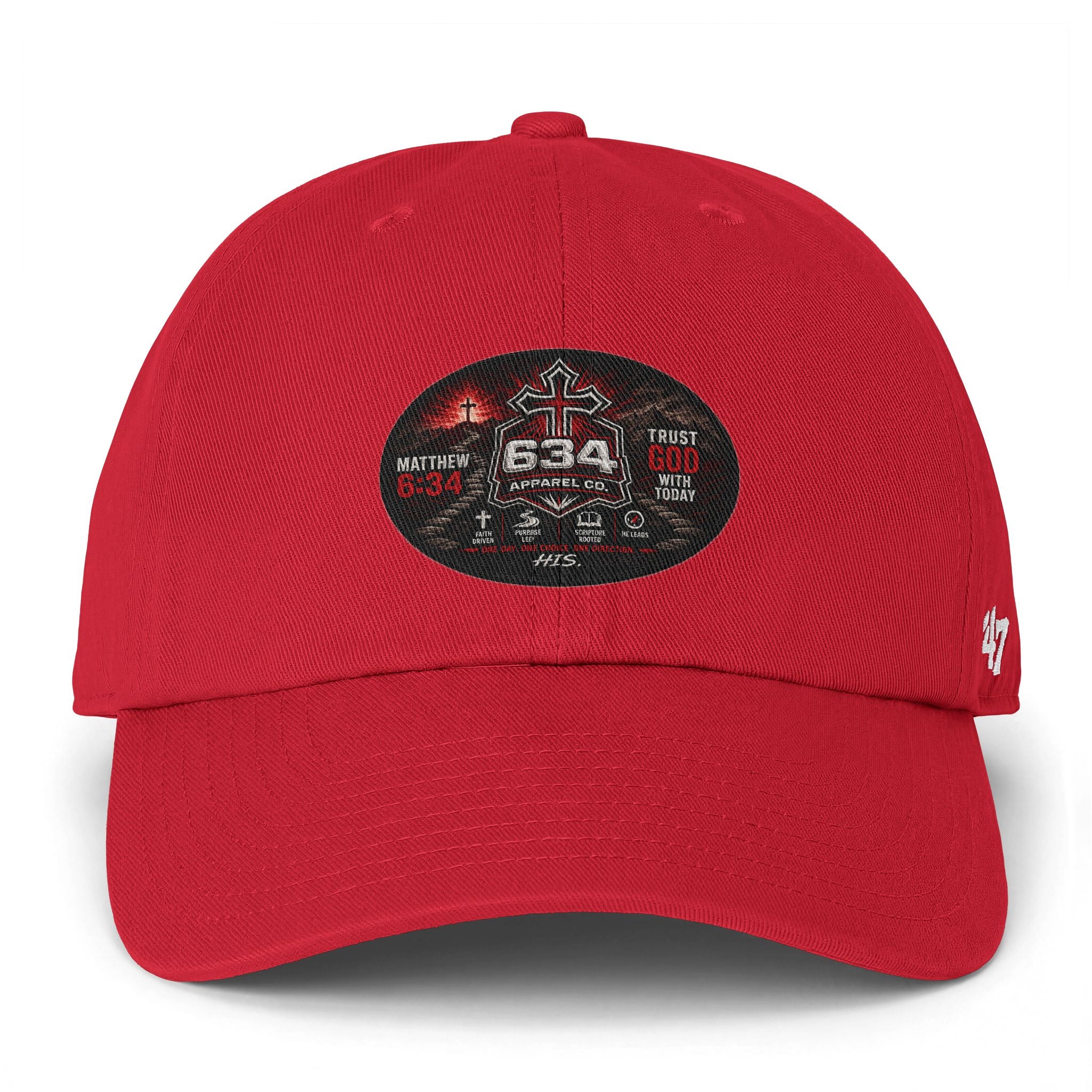 Trust God with Today— 634 Apparel Matthew 6:34 Cap