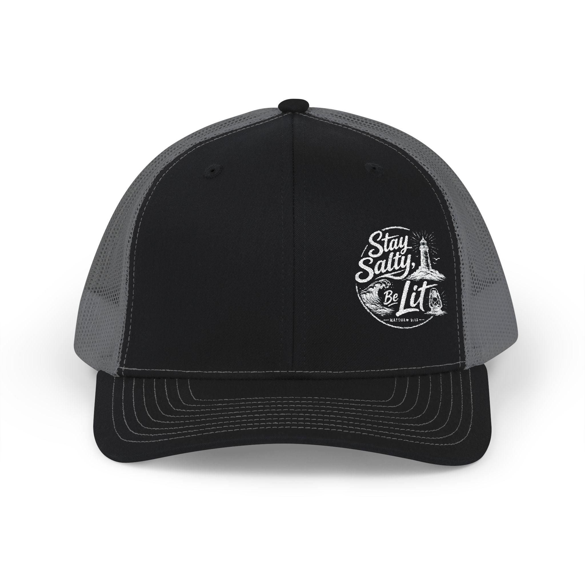Matthew 5:13-16 "Stay Salty, Be Lit" Snapback Cap