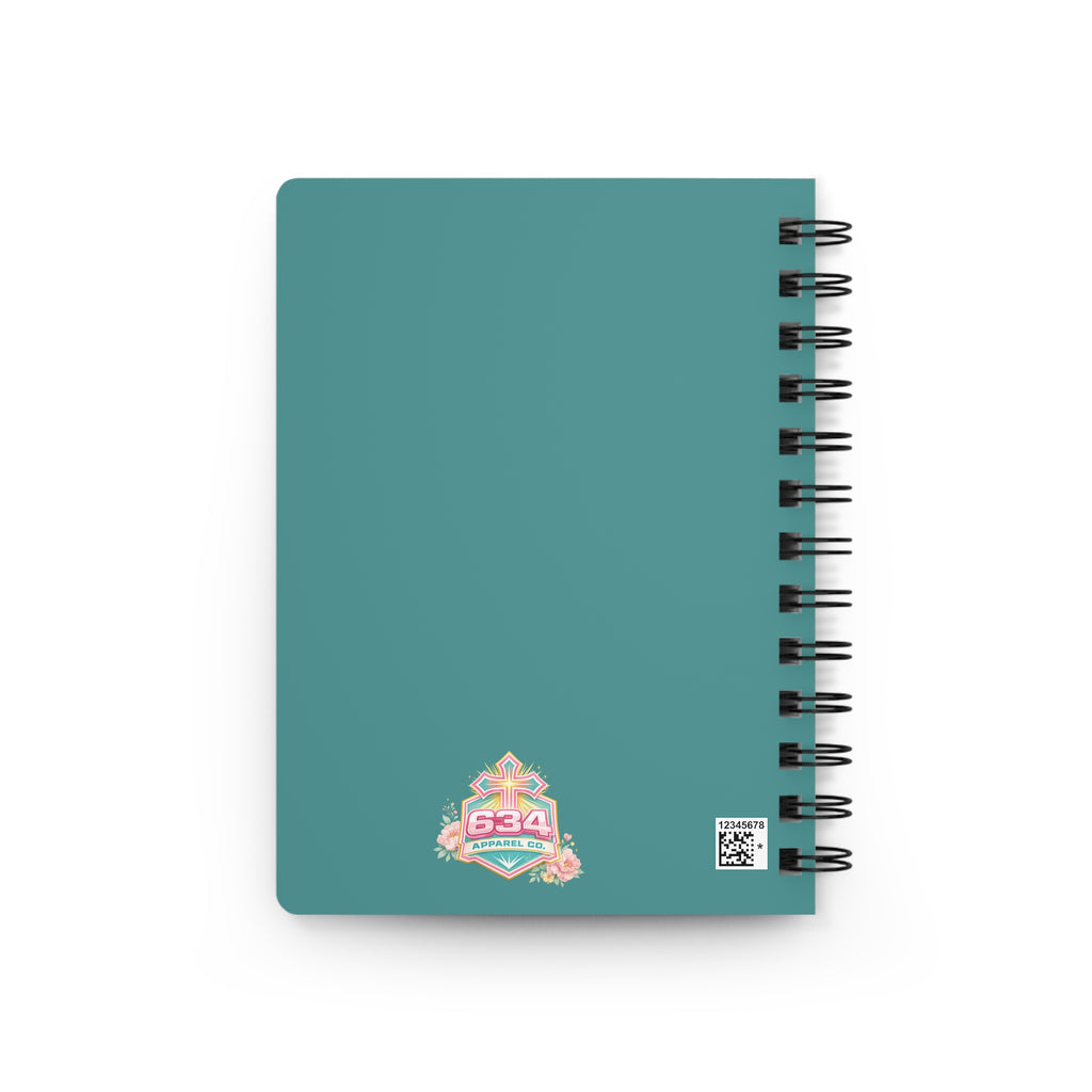 Be Still and Know Spiral Journal — Psalm 46:10 Floral faith notebook