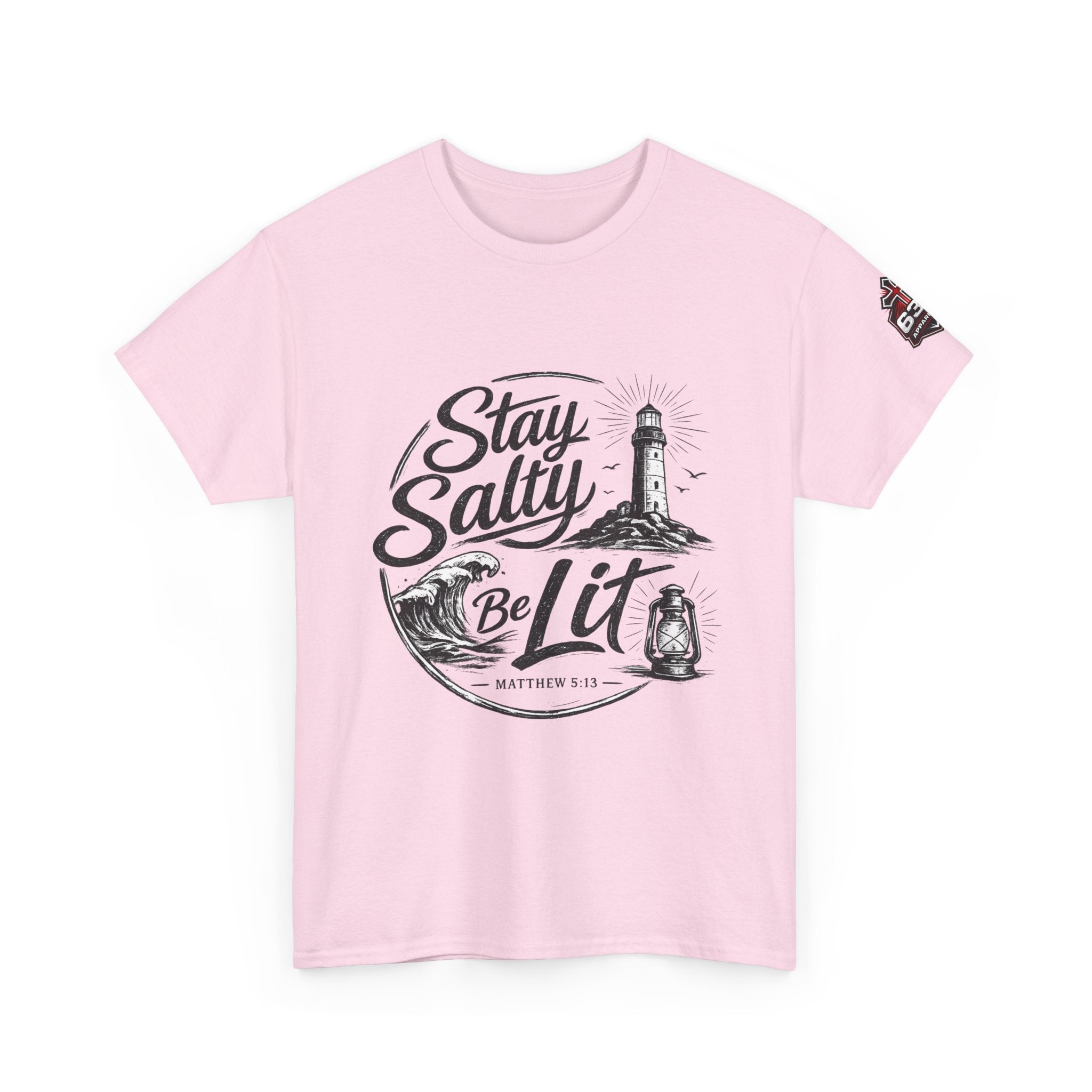Stay Salty Be Lit Matthew 5:13-16 Christian T-Shirt