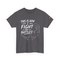 Prayer & Worship Tee — "This Is How I Fight My Battles" Christian T-Shirt