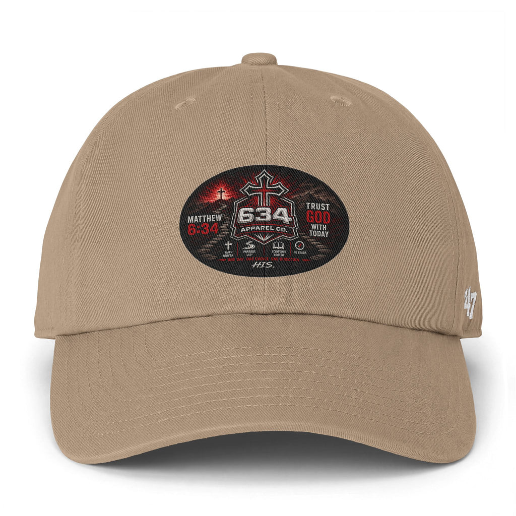 Trust God with Today— 634 Apparel Matthew 6:34 Cap