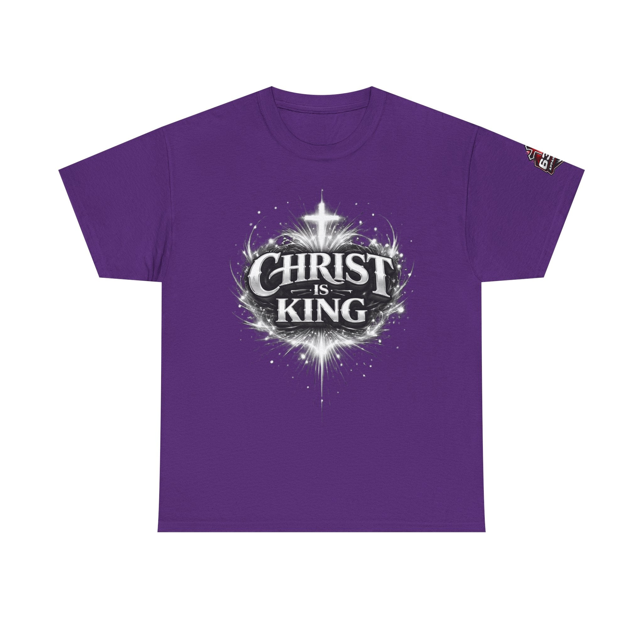 "Christ Is King" Christian T-Shirt — Faith-Based Bible Verse Tee