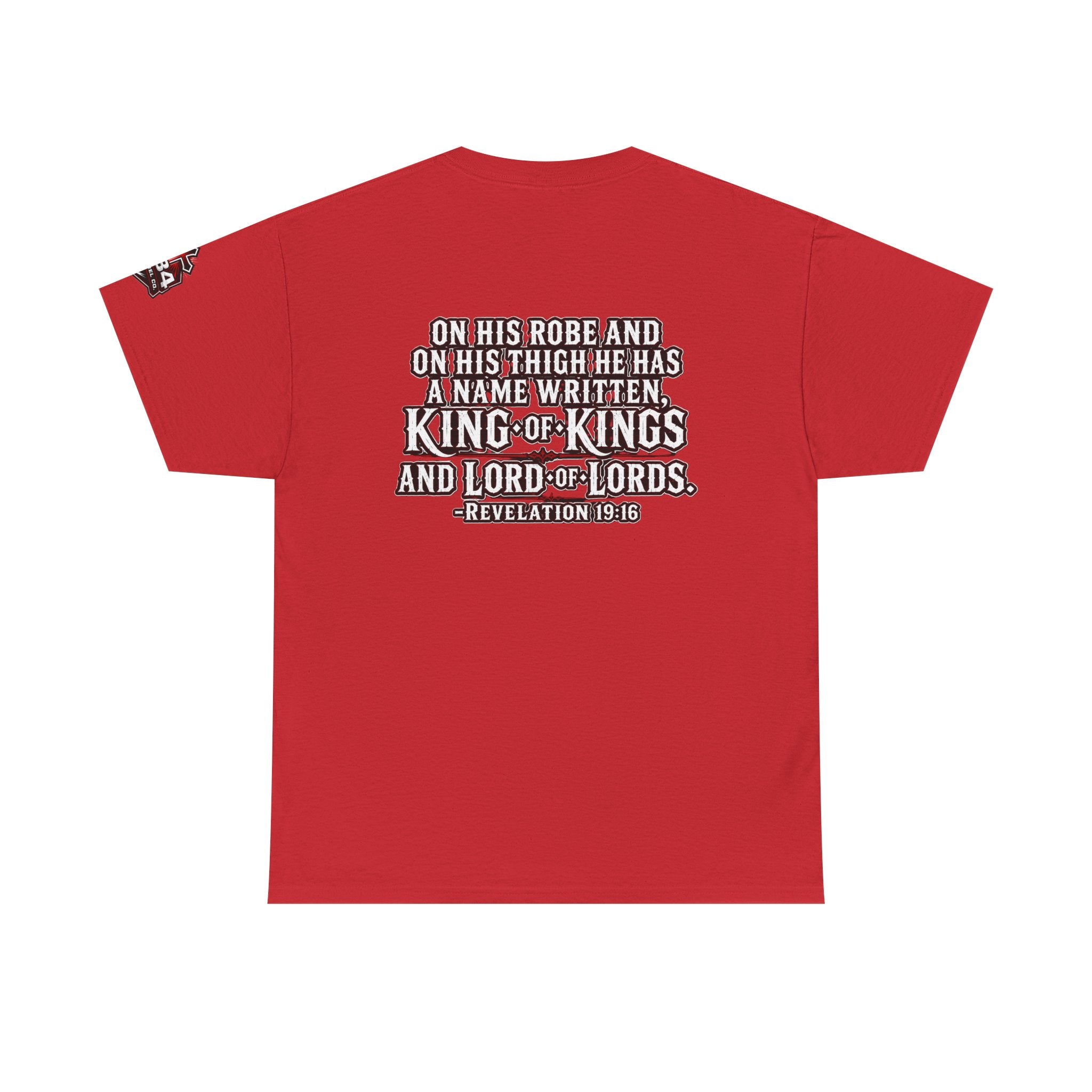 "Christ Is King" Christian T-Shirt — Faith-Based Bible Verse Tee
