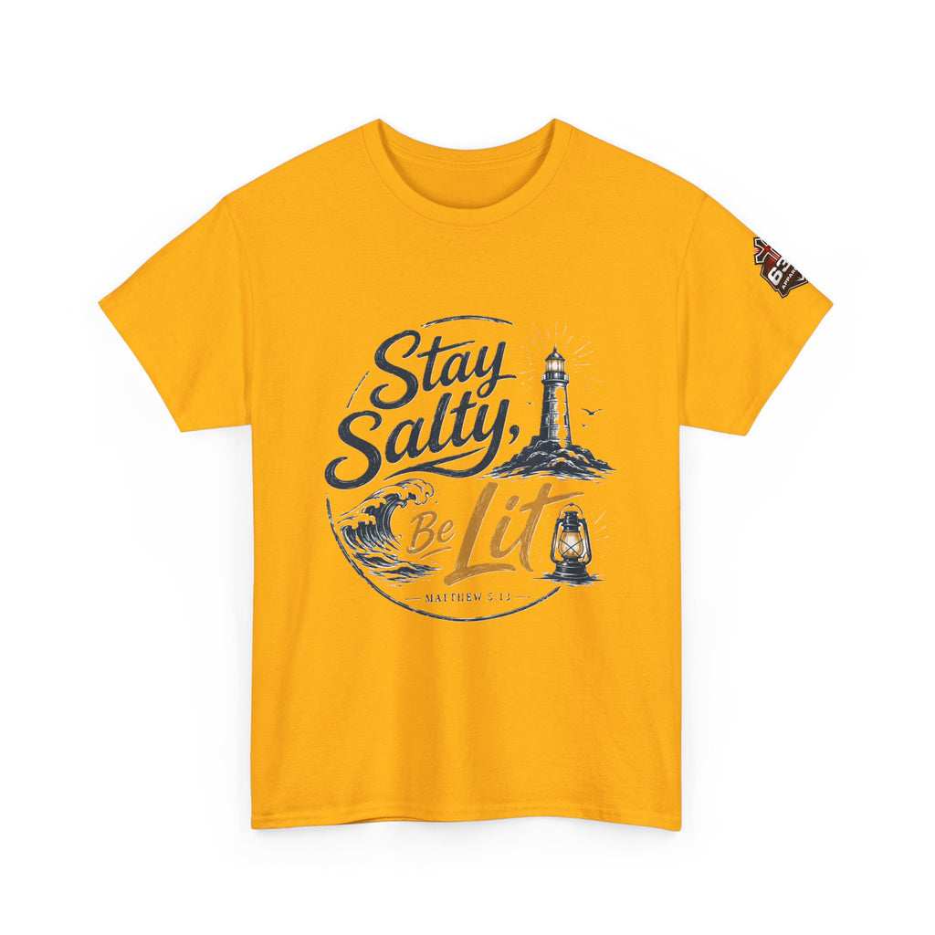 Stay Salty Be Lit Matthew 5:13-16 Christian T-Shirt