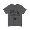 Worship & Prayer Tee — "These Are My Weapons of Warfare" Christian T-Shirt