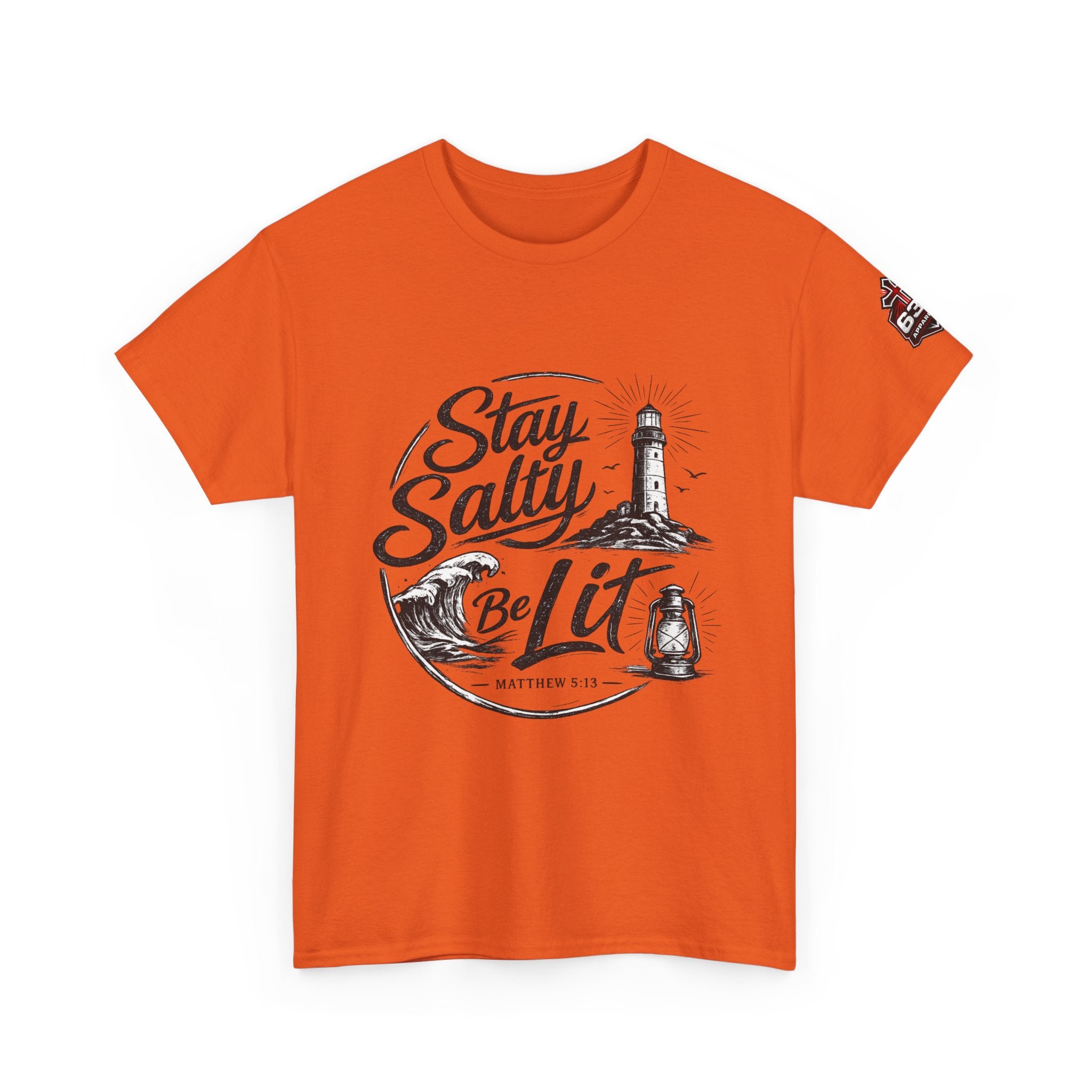Stay Salty Be Lit Matthew 5:13-16 Christian T-Shirt
