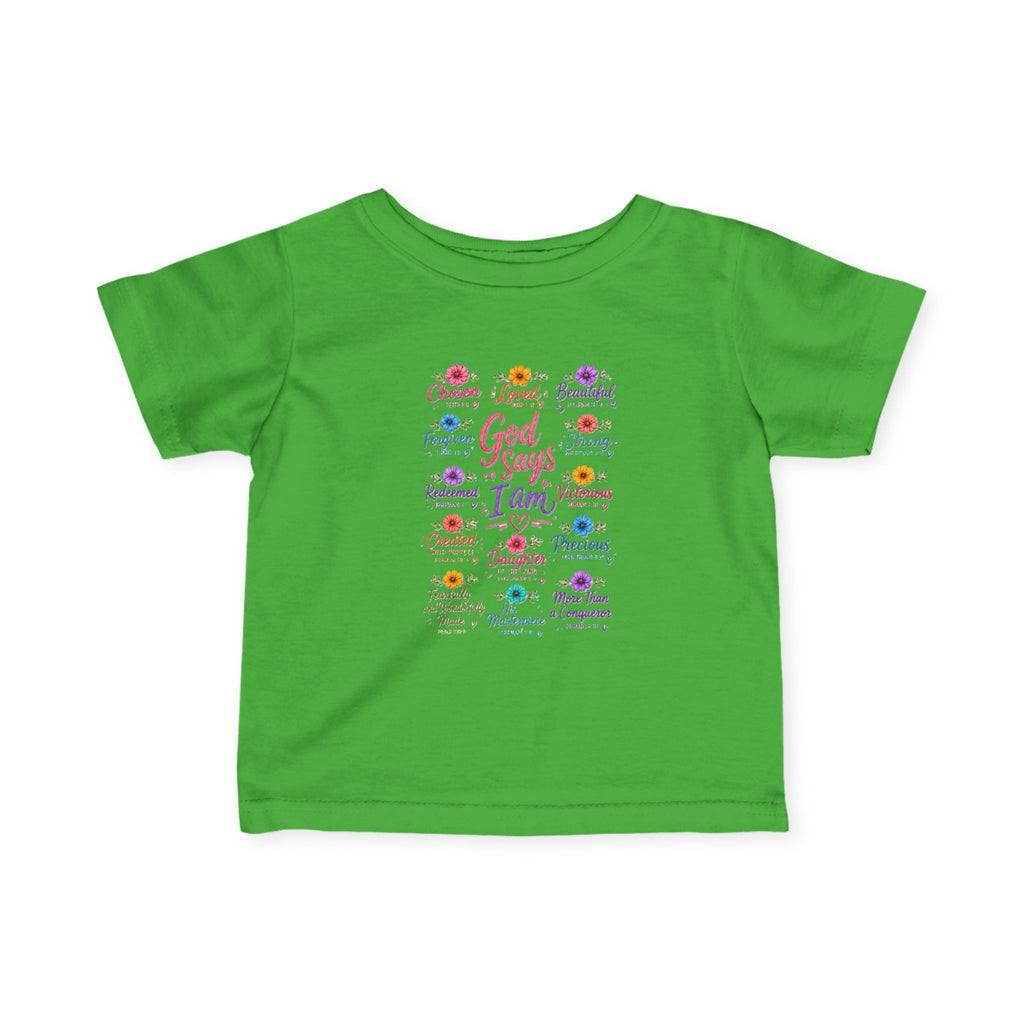 "God Says I Am", Infant & Toddler T Shirt