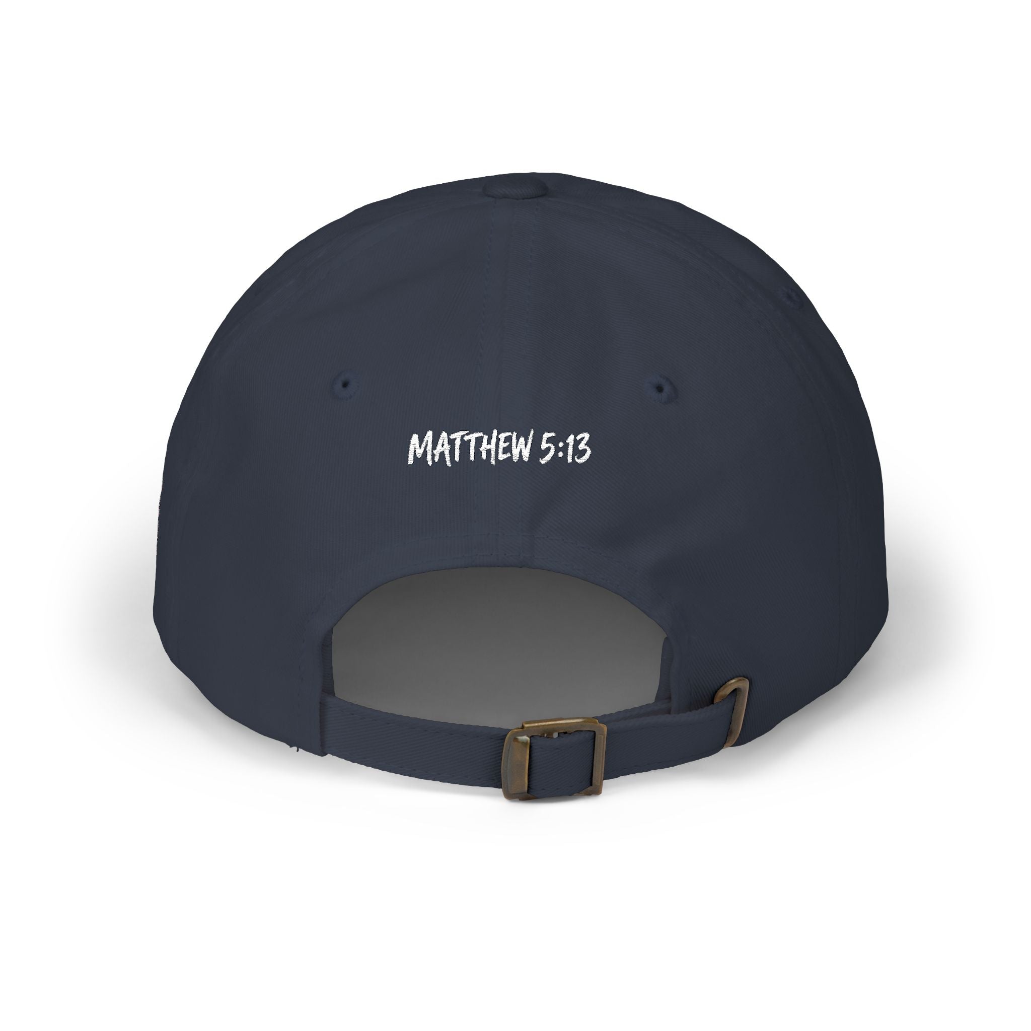 Classic Dad Cap — "Stay Salty Be Lit" Matthew 5:13-16 Embroidered Hat