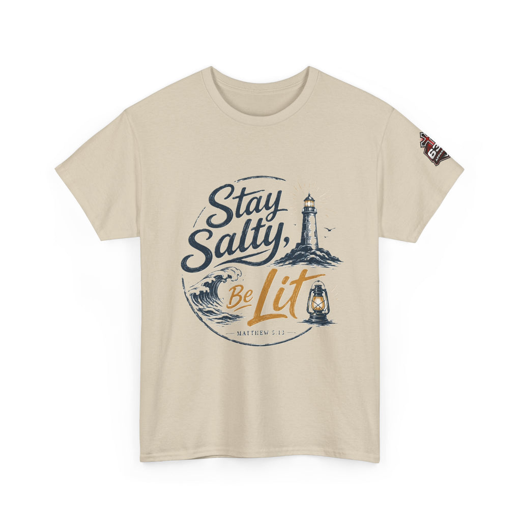 Stay Salty Be Lit Matthew 5:13-16 Christian T-Shirt