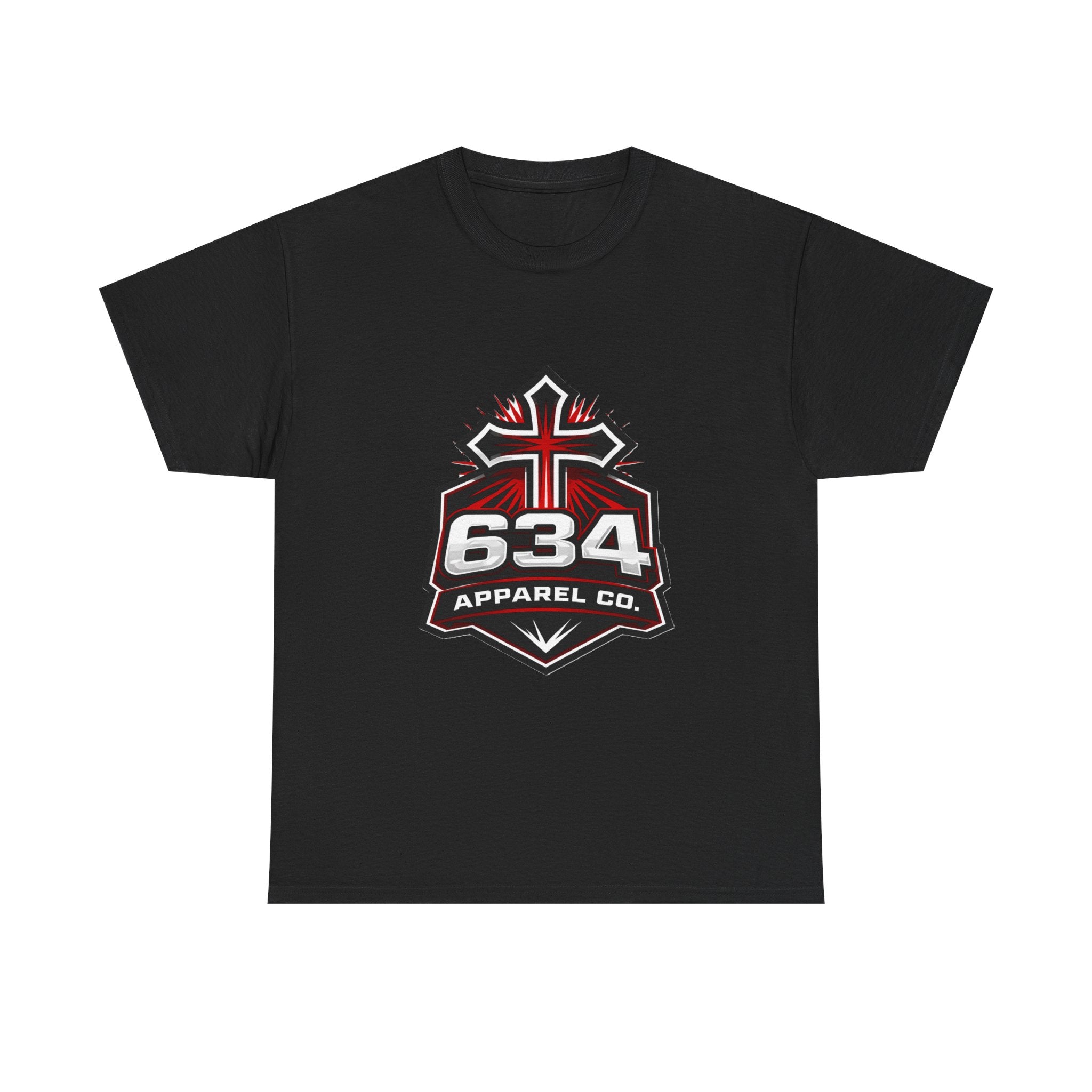 634 Apparel Co. Logo T-Shirt — Cross Shield Graphic Tee