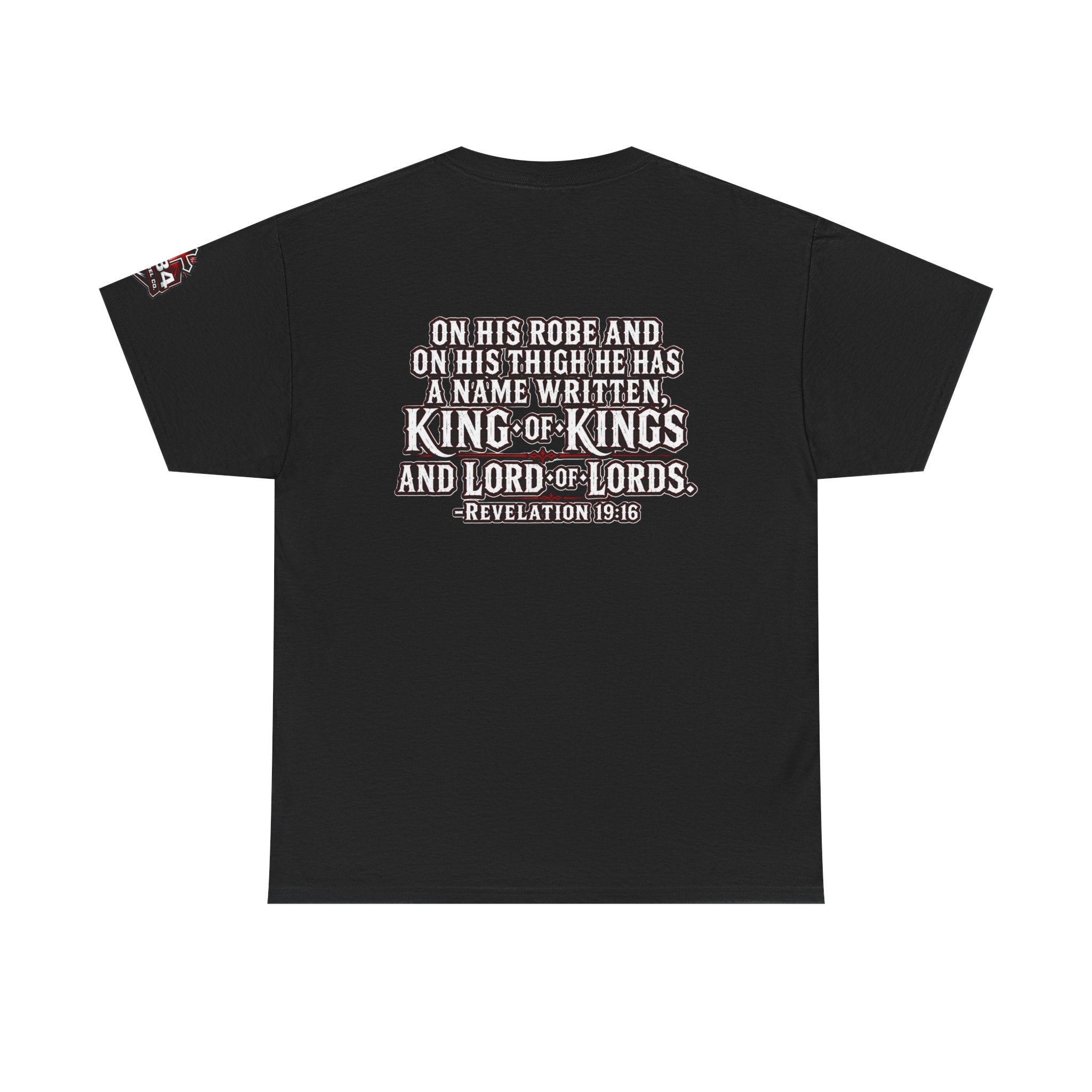 "Christ Is King" Christian T-Shirt — Faith-Based Bible Verse Tee