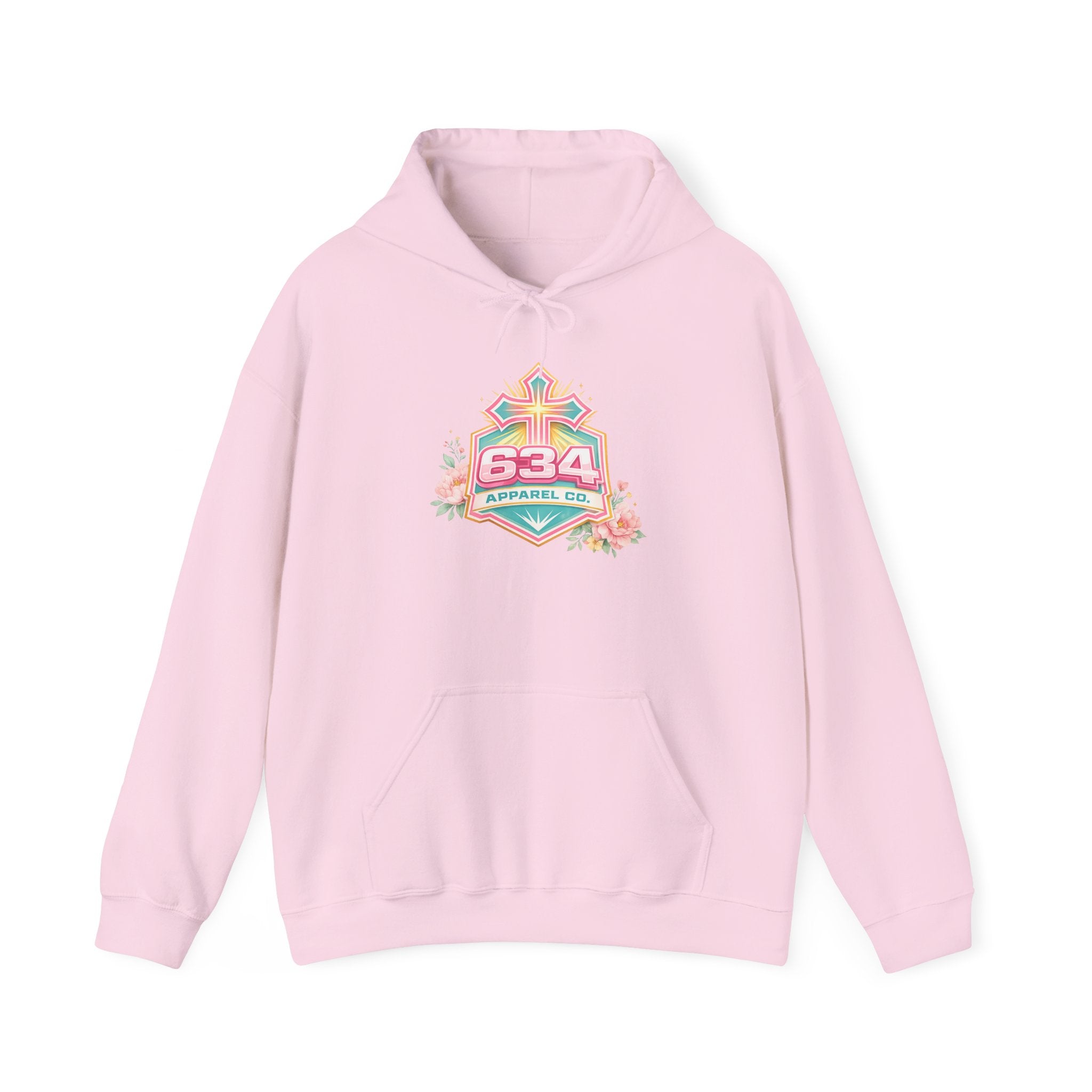 Floral Embrace Impossibilities Hooded Sweatshirt — Inspirational 'Expect to See Miracles' Quote