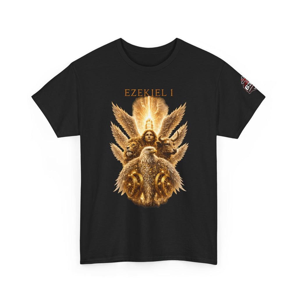 Ezekiel 1 Angel Tee — Bold Biblical Vision Graphic T-Shirt