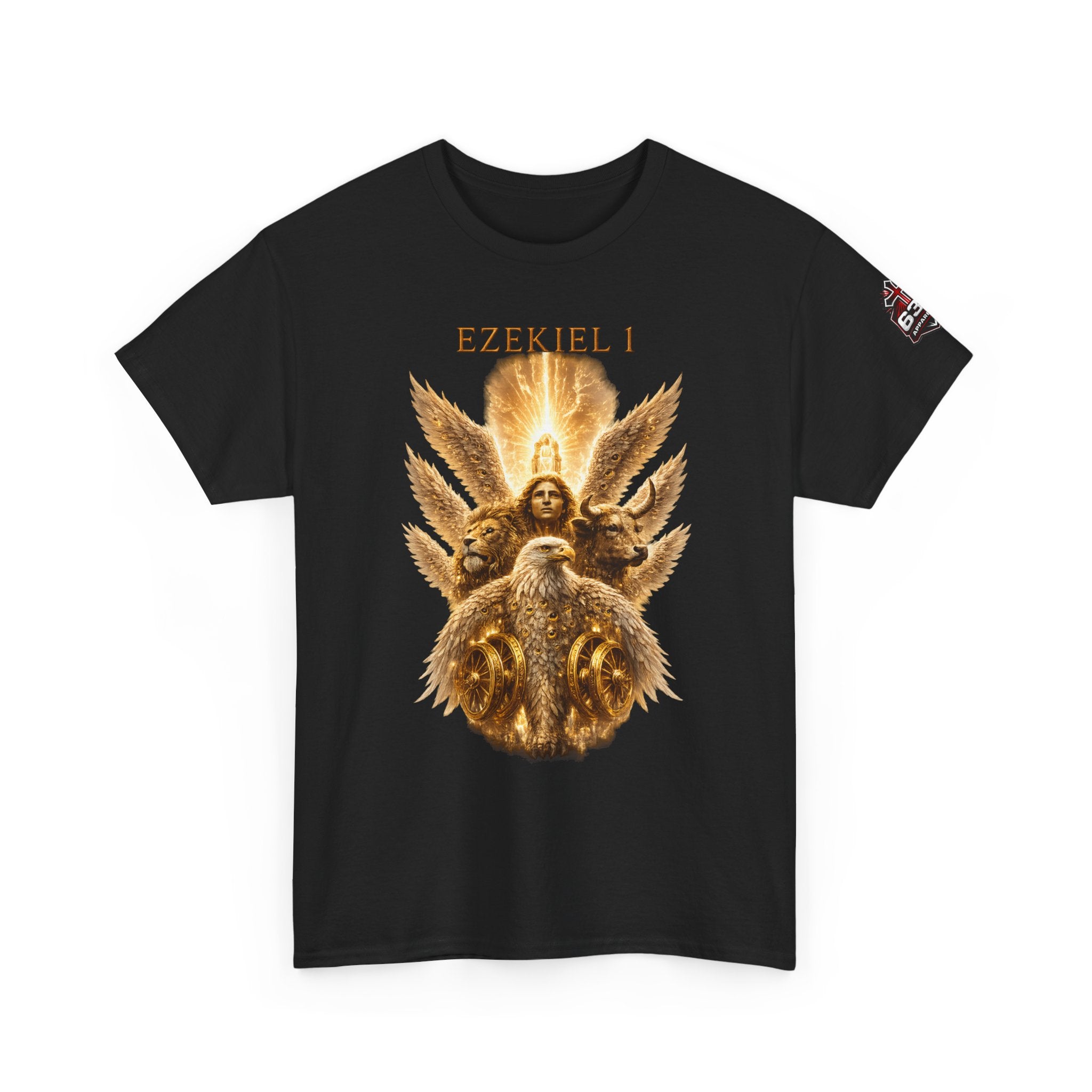 Ezekiel 1 Angel Tee — Bold Biblical Vision Graphic T-Shirt