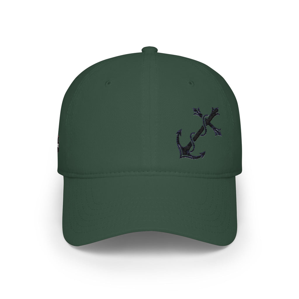 Jesus Is My Anchor Cap — Cross & Anchor Low Profile Baseball Hat