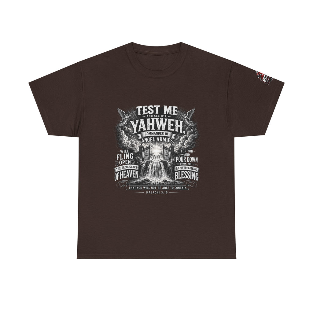 Malachi 3:10 'Open the Floodgates of Heaven' T-Shirt