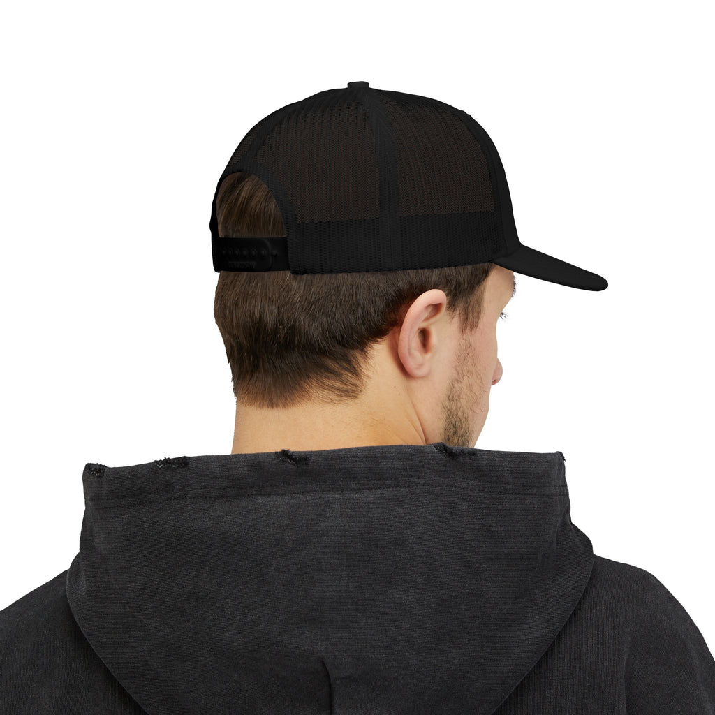 Christian Anchor Cross Snapback Trucker Cap – "Jesus is Our Anchor"