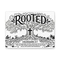 Rooted Colossians 2:7 Tree Canvas Wall Art — Stretched Matte Print
