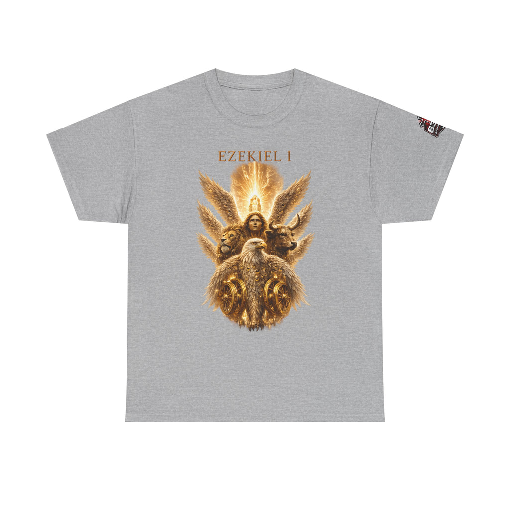 Ezekiel 1 Angel Tee — Bold Biblical Vision Graphic T-Shirt