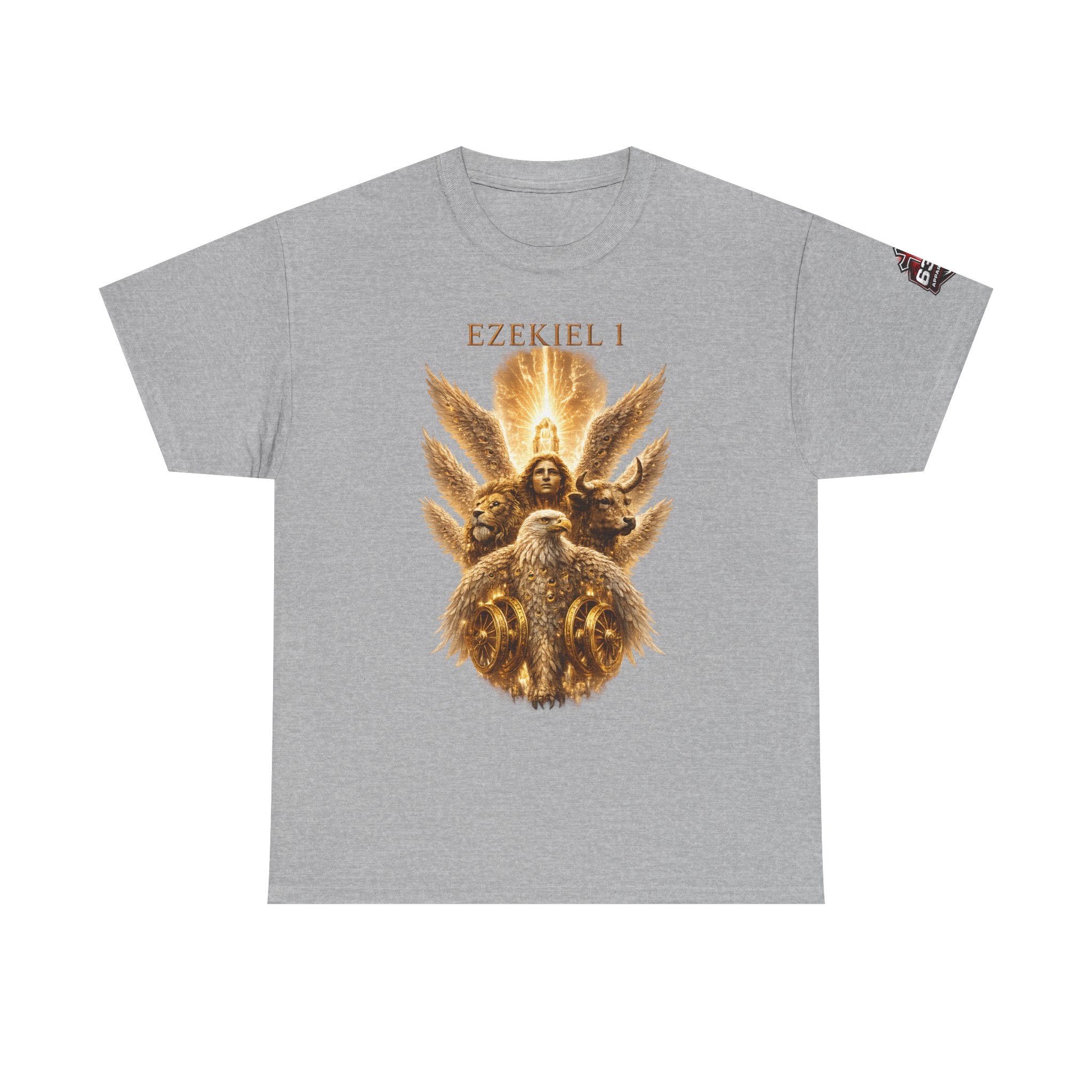 Ezekiel 1 Angel Tee — Bold Biblical Vision Graphic T-Shirt