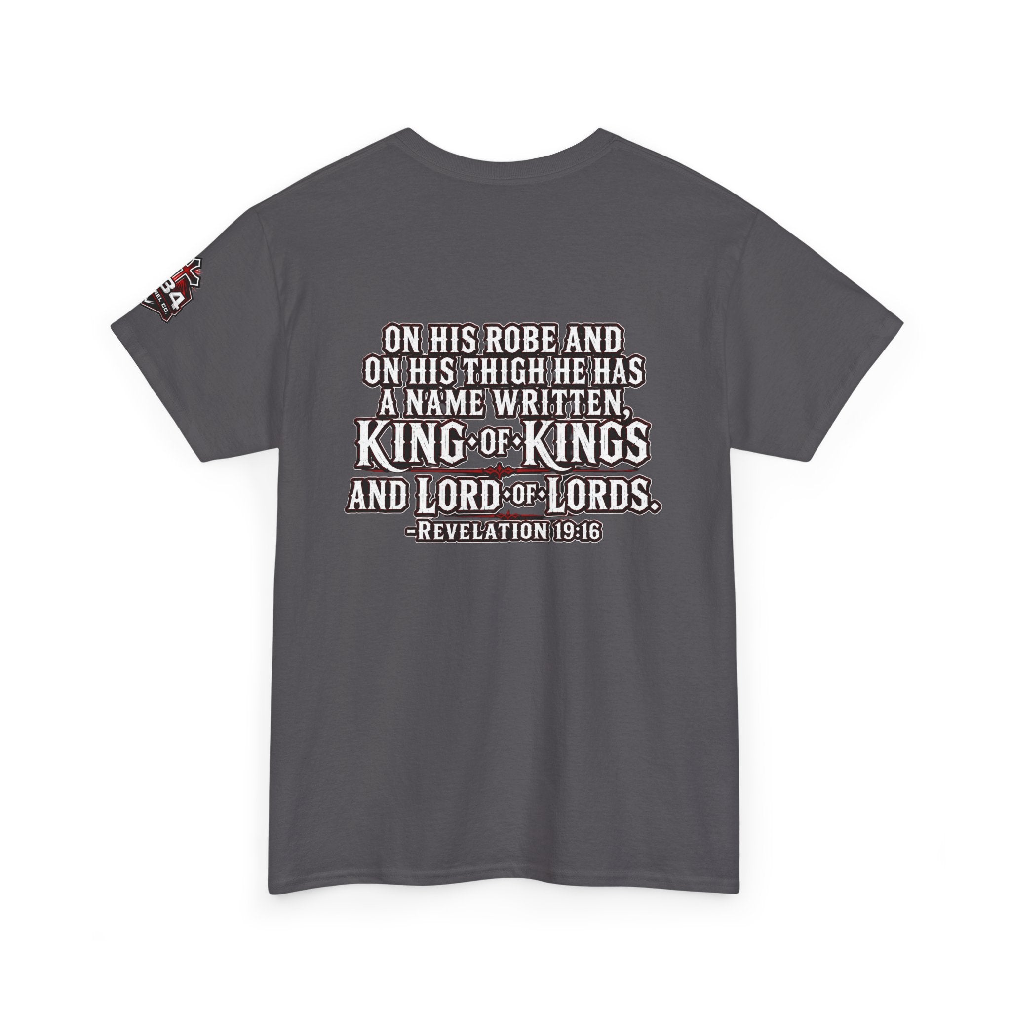 "Christ Is King" Christian T-Shirt — Faith-Based Bible Verse Tee