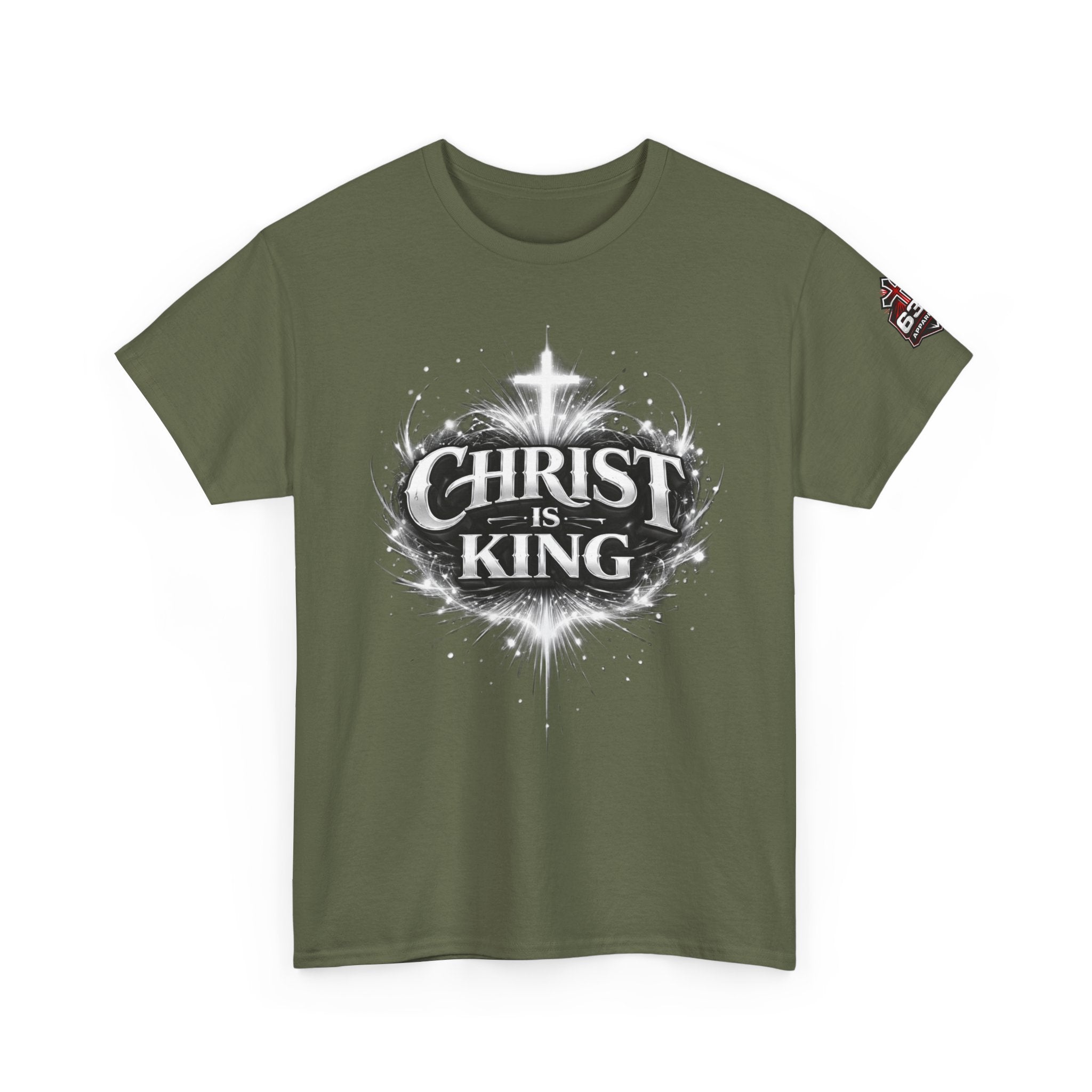 "Christ Is King" Christian T-Shirt — Faith-Based Bible Verse Tee