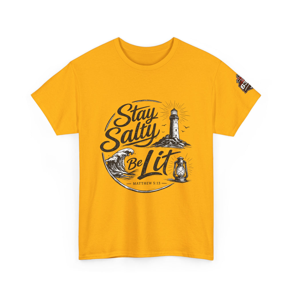 Stay Salty Be Lit Matthew 5:13-16 Christian T-Shirt