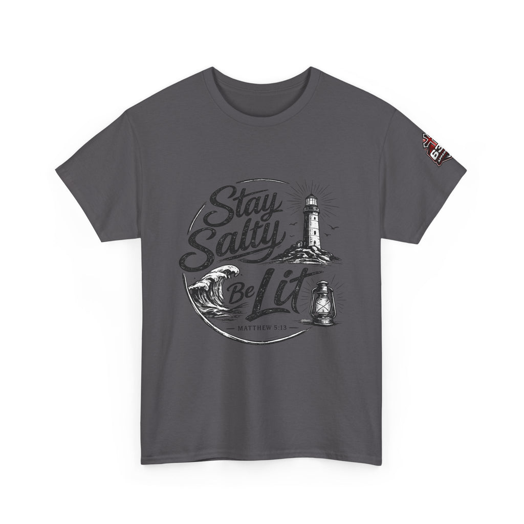 Stay Salty Be Lit Matthew 5:13-16 Christian T-Shirt