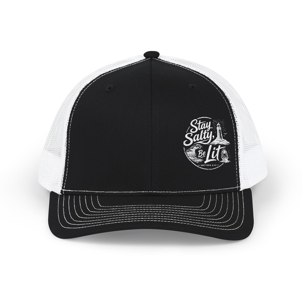 Matthew 5:13-16 "Stay Salty, Be Lit" Snapback Cap