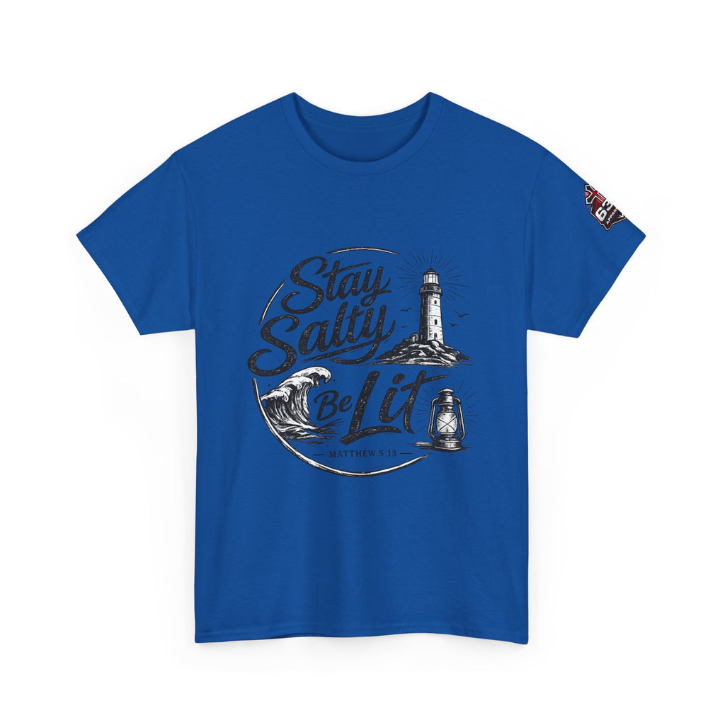 Stay Salty Be Lit Matthew 5:13-16 Christian T-Shirt